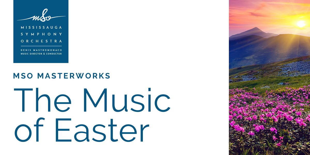 Event graphic for MSO: The Music of Easter